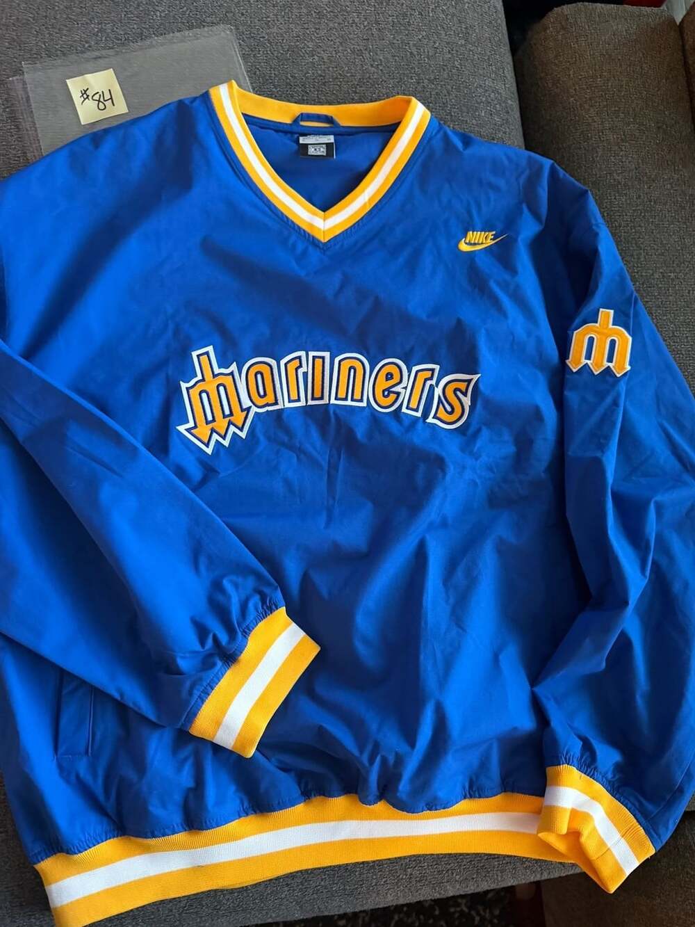 Nike Seattle Mariners Cooperstown Collection Vintage Pullover Windbreaker XL